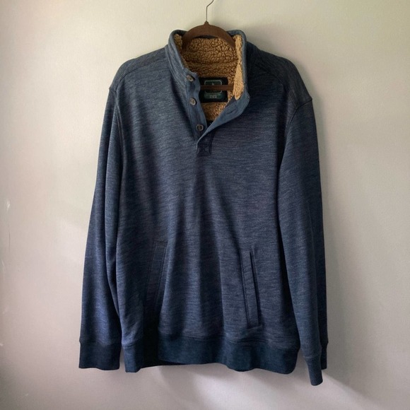 G.H. Bass & Co. Sz XL Navy Blue Sweater - Picture 3 of 12